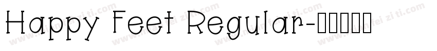 Happy Feet Regular字体转换